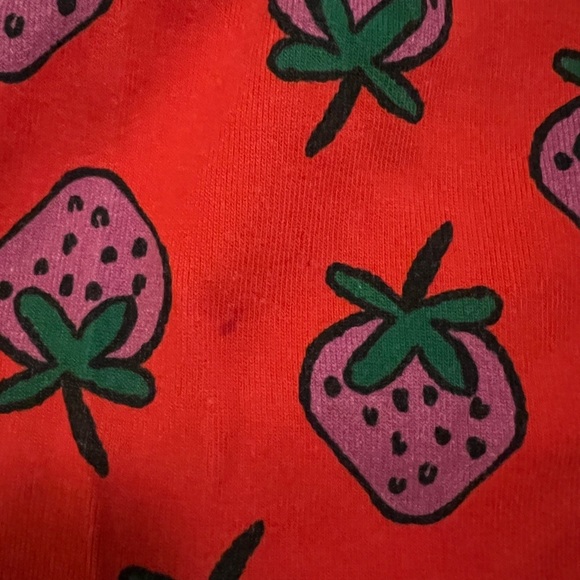 Hanna Andersson Red Sleeveless Strawberry Print Sundress - Picture 3 of 7